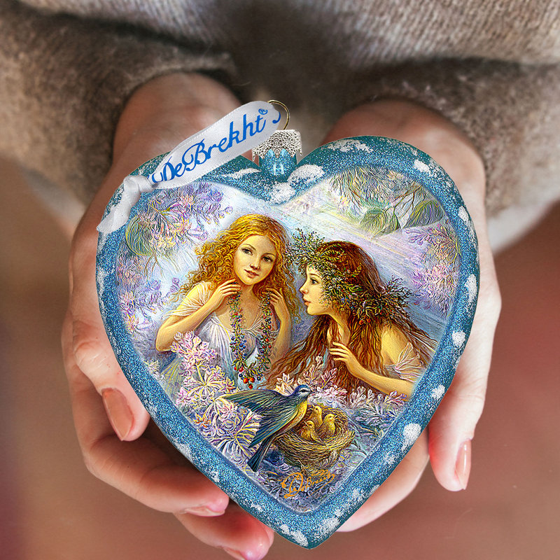 Limited Edition Bird Nest Fairy Shaped Ornament