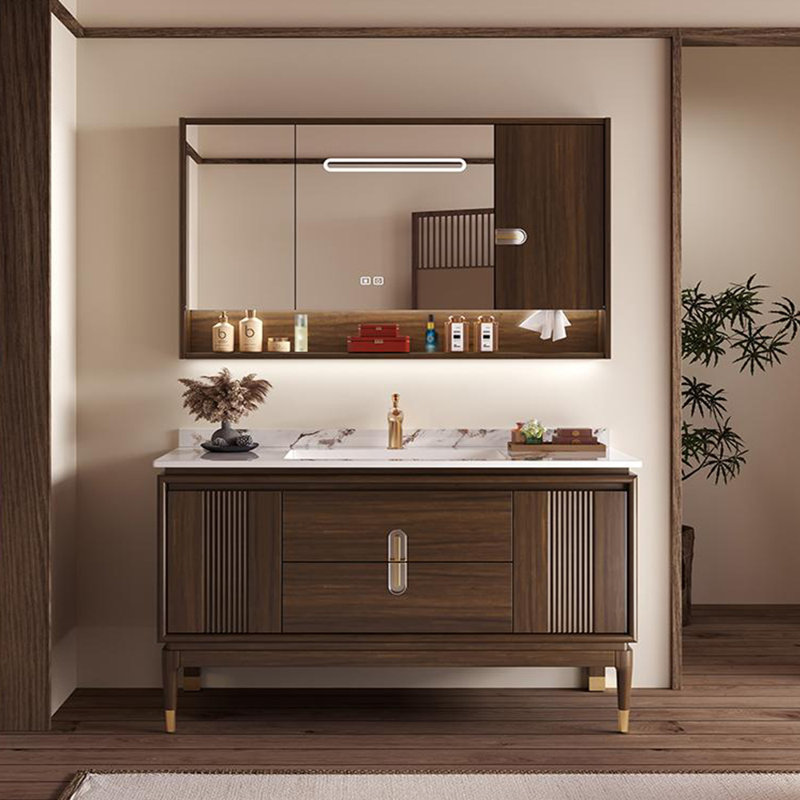 Modern Chinese style bathroom cabinet., 32.28" H x  51.18" W x 19.69" D