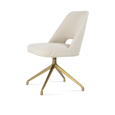Chaise d'appoint pivotante Marash Spider