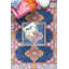Arteaga Power Loom Blue/Orange/Burgundy Rug-1755699328