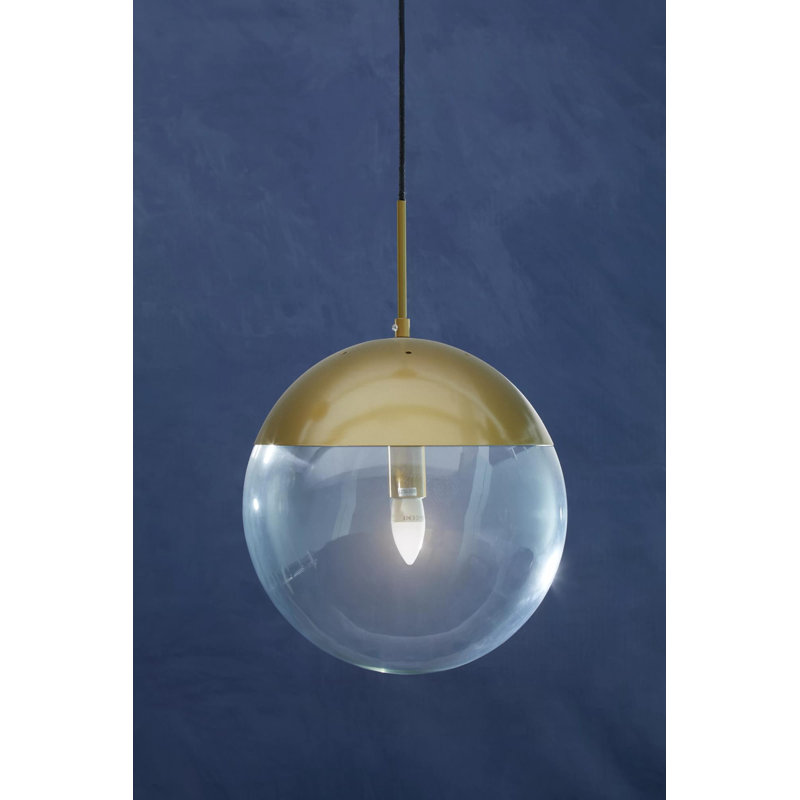 Wilibald 1 - Light Gold Sphere Pendant
