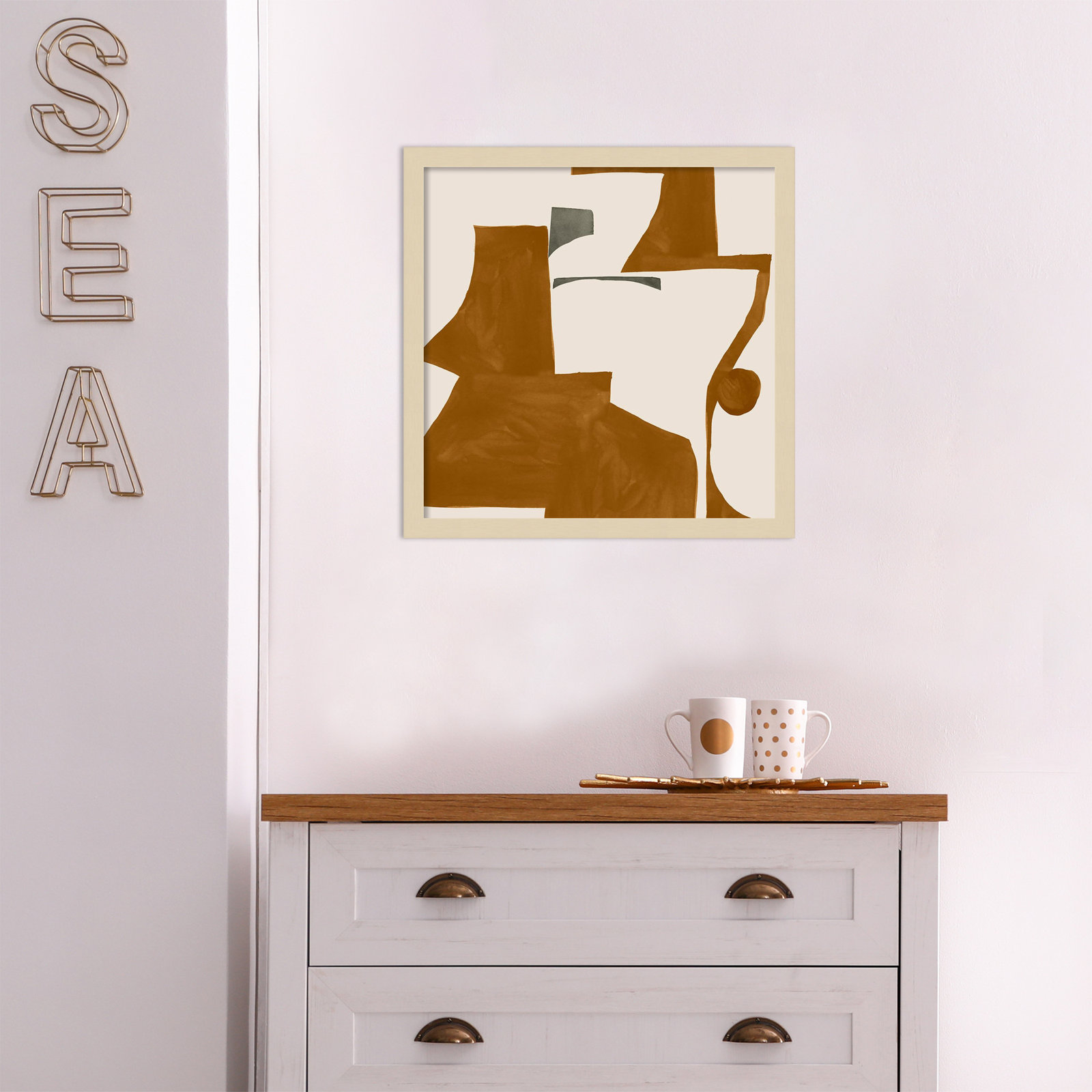 Forecast by Sozi, Brown, 17" H x 17" W x 1" D