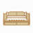 Traditional Style Rattan Twin Size Daybed With Twin Size Trundle For Limited Space
