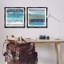 Beachy Striped Abstractions 2 Piece Framed Floater Canvas Set, design by Filippo Ioco-1404498588-1404498593