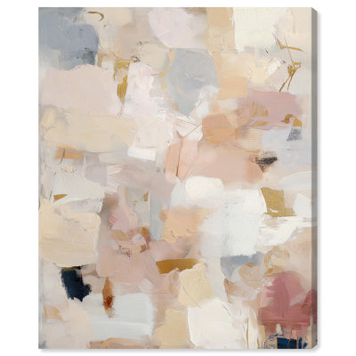 Aura of Beige Canvas Print Neutral Abstract Art by Art Remedy