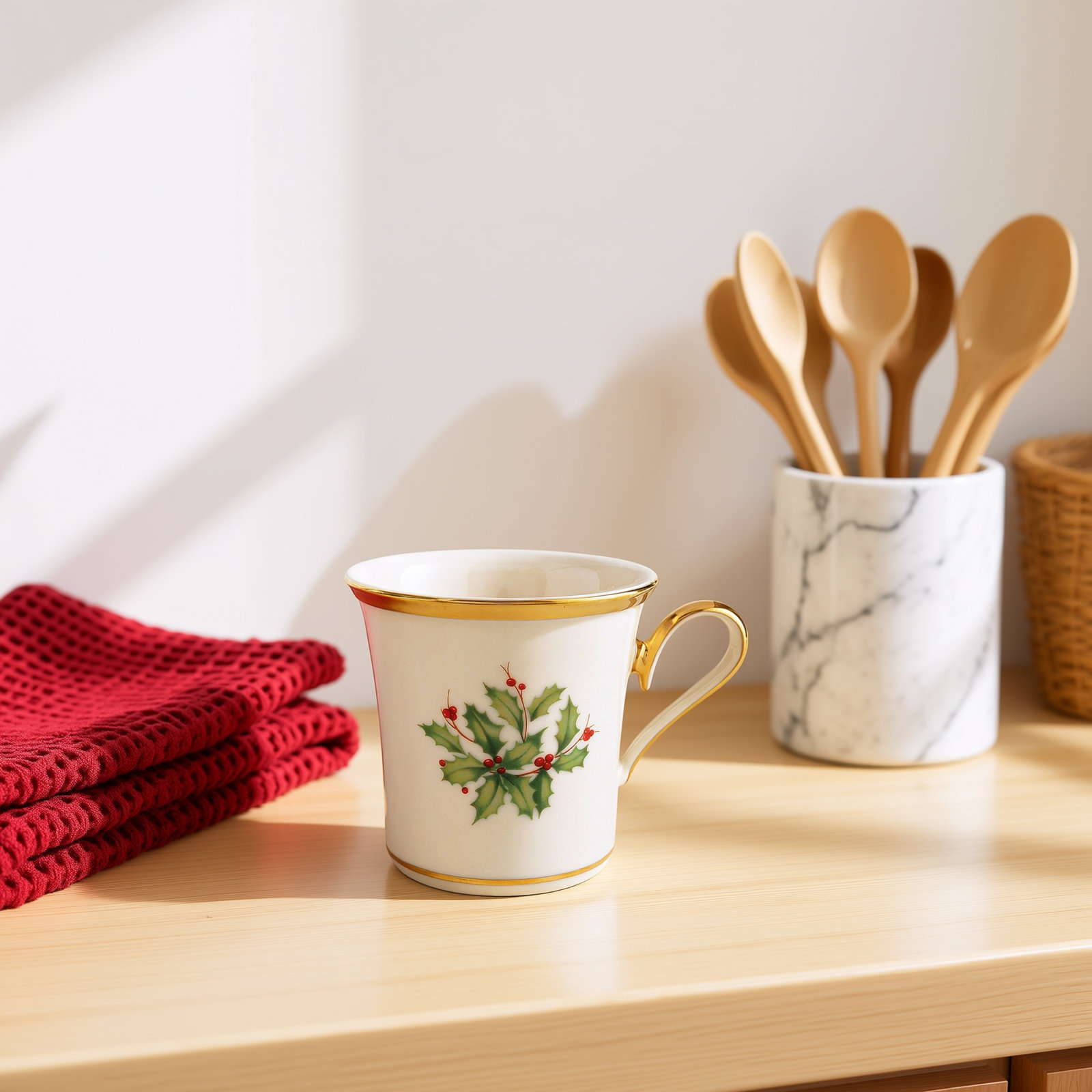 Holiday Porcelain Mug