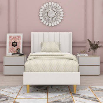 Twin Eriksay Low Profile Upholstered Platform Bed