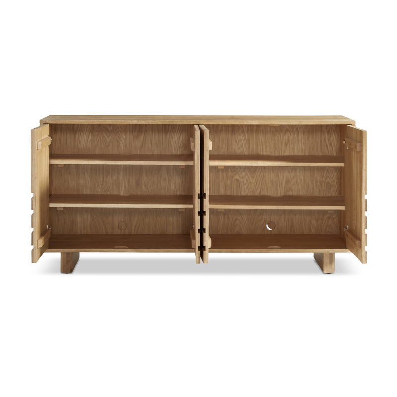 Sumi 68'' Solid Wood Sideboard, Natural