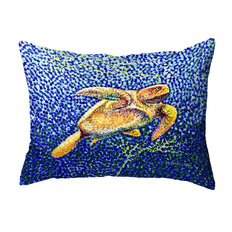 Housse et insert de coussin décoratif rectangulaire en polyester pour l'extérieur, H 11 po x l 14 po