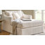 Chaise longue avec housse en velours côtelé 45 po Berte-226979379