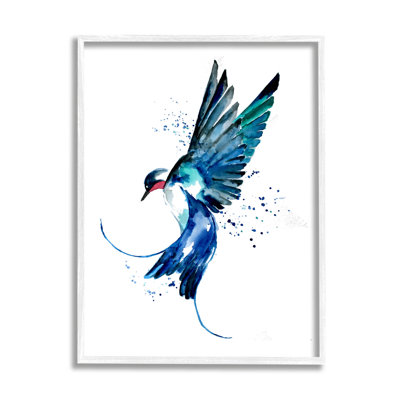 «Blue Bird Flying Wings» par Sebastian Grafmann