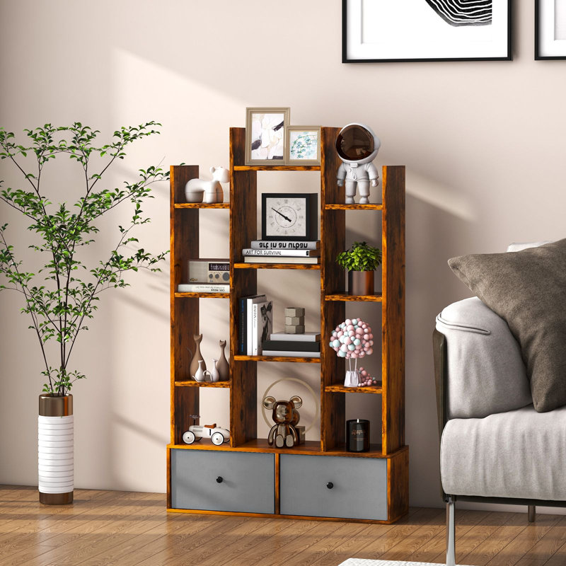 132cm H x 80cm W Bookcase, Brown