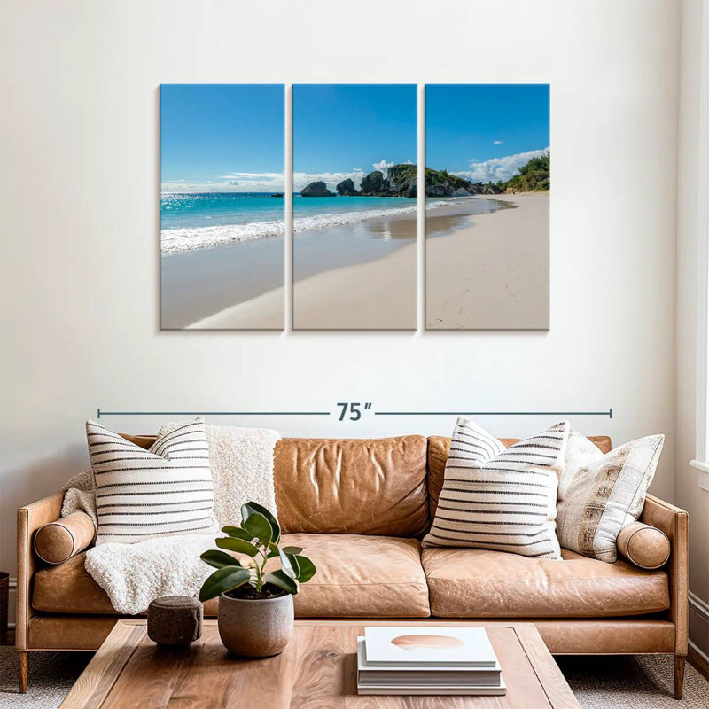 Gillard Bermuda Horseshoe Bay Beach, 36" H x 57" W
