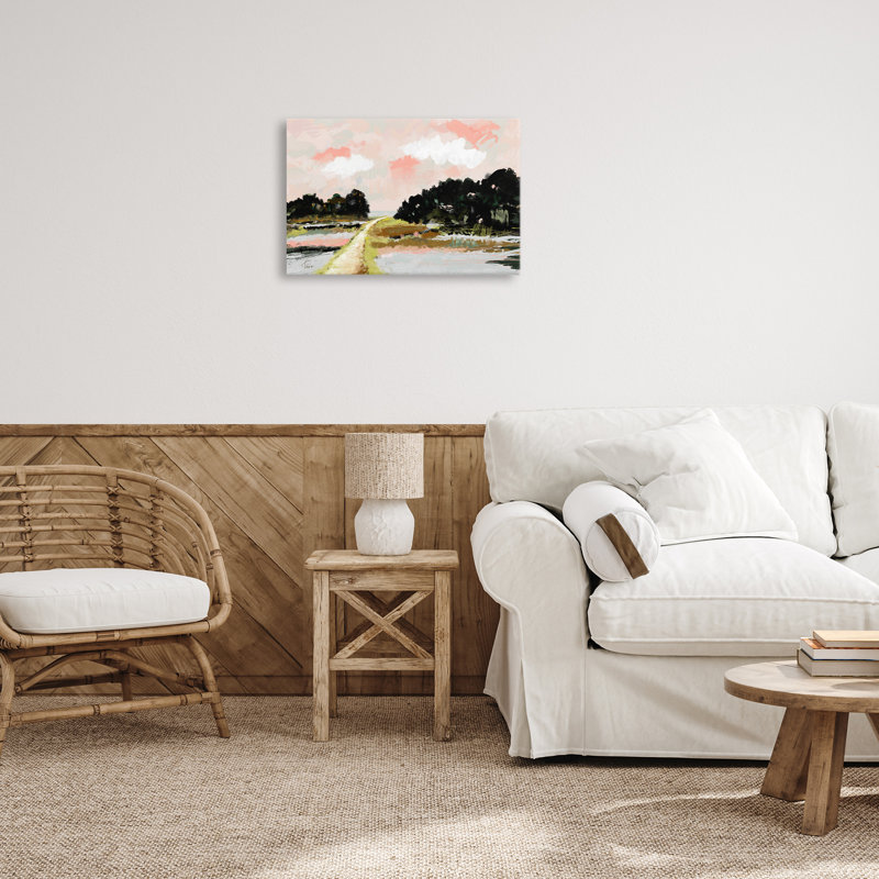 «Nature with Blush Sunrise» par Tina Finn, H 16 po x l 24 po