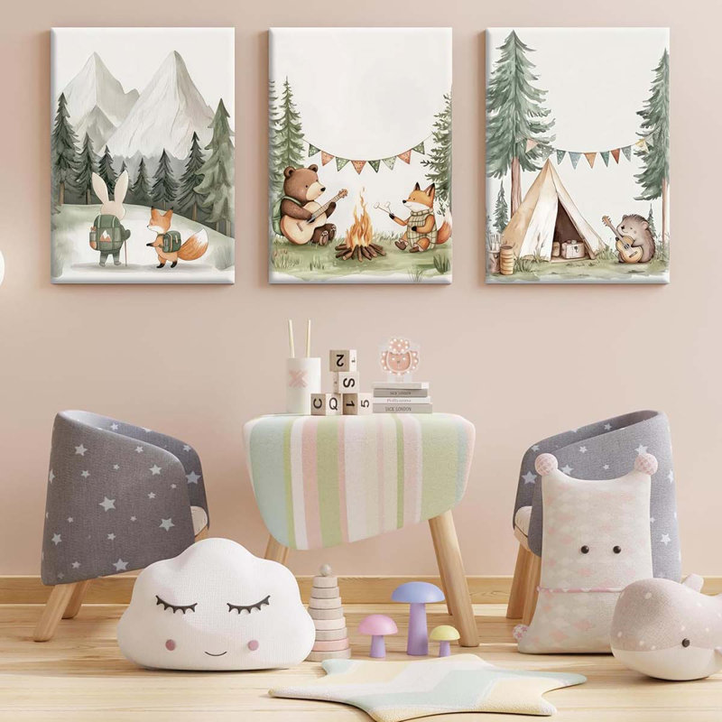 3 Piece Wrapped Canvas Print