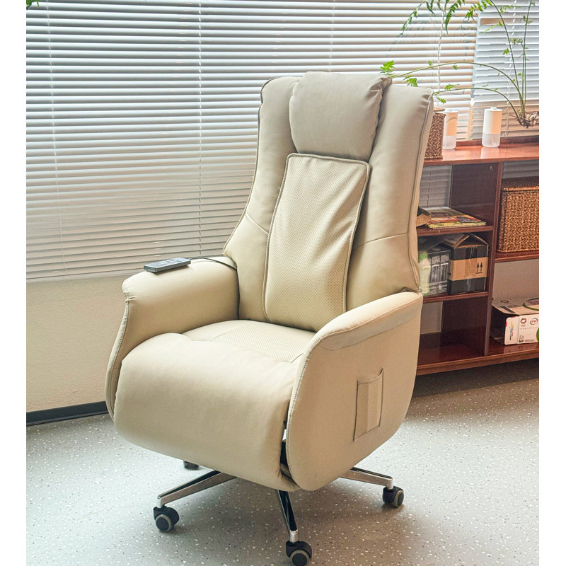 Chaise de bureau ergonomique avancée avec fauteuil inclinable électrique et repose-pieds pour un confort accru