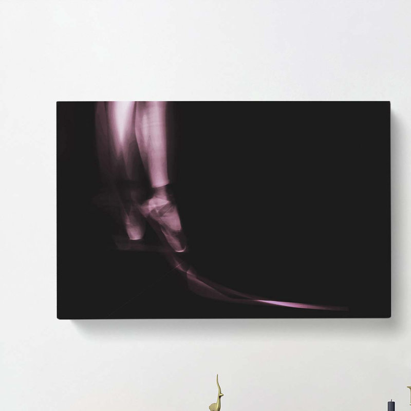 Ballerina in Abstract - Wrapped Canvas, 40cm H x 60cm W x 3cm D