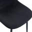 Ensemble de table et de chaises 71 x 35,4 pouces à grain de bois noir épissé avec fonction de rangement au milieu des pieds de la table.-1830896217