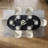 Modern Minimalist Oval Dining Table with Sintered Stone Tabletop & U-Shaped Leg for 6 to 8, Perfect for Kitchen and Living Room-1254452005-1254452009
