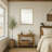 Incline Non-Beveled Wood Framed Wall Mirror-119688955-119688950