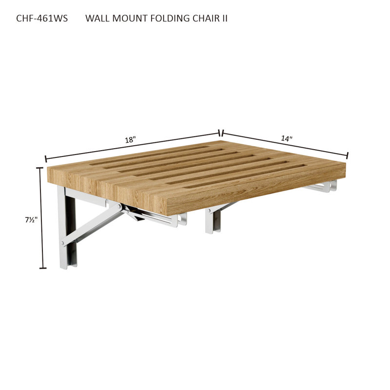 Chaise pliante murale II