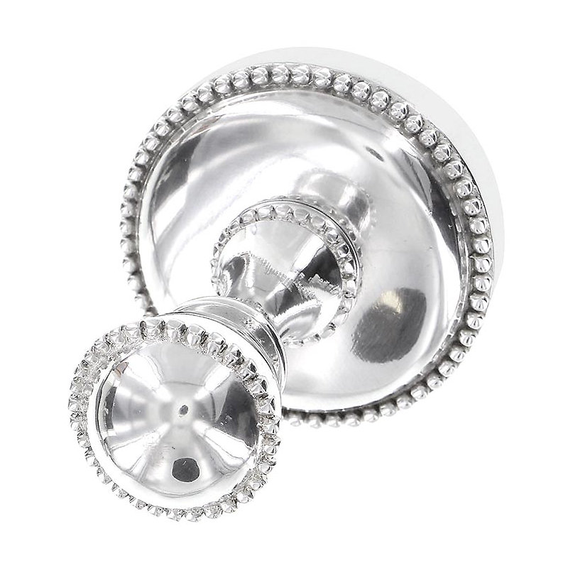 Sanzio Robe Hook, Polished Nickel