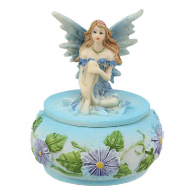 Resin Jewellery Box + Figurine Included