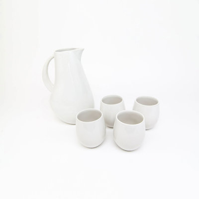 Borgen 5-Piece Goblet and Pitcher Set