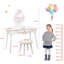 Aadil Kids Vanity Stool with Mirror