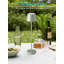 Lampe de table rechargeable sans fil avec base de chargement, éclairage d'ambiance haut/bas, lampe de table DEL en aluminium à intensité variable, lampe de bureau portative pour extérieur et usage commercial, IP54, 2700K (vert)-1741240131