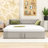 Versatile Twin Velvet Daybed with Twin Trundle-54944855