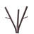 Camrie Metal 12 Hook Standing Coat & Hat Rack