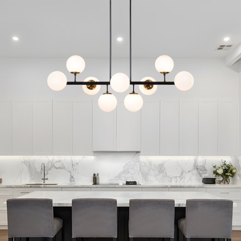 Jenisse 9 - Light Matte Black Pendant