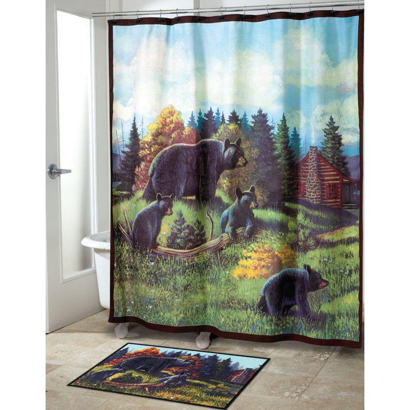 Black Bear Lodge Shower Curtain Hook