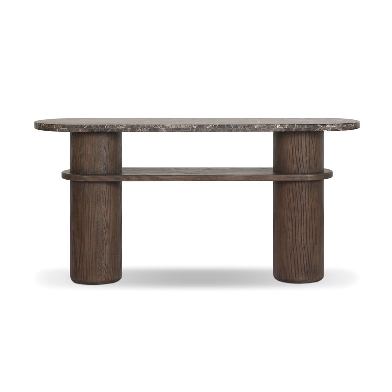 Serova 65'' W Marble Console Table