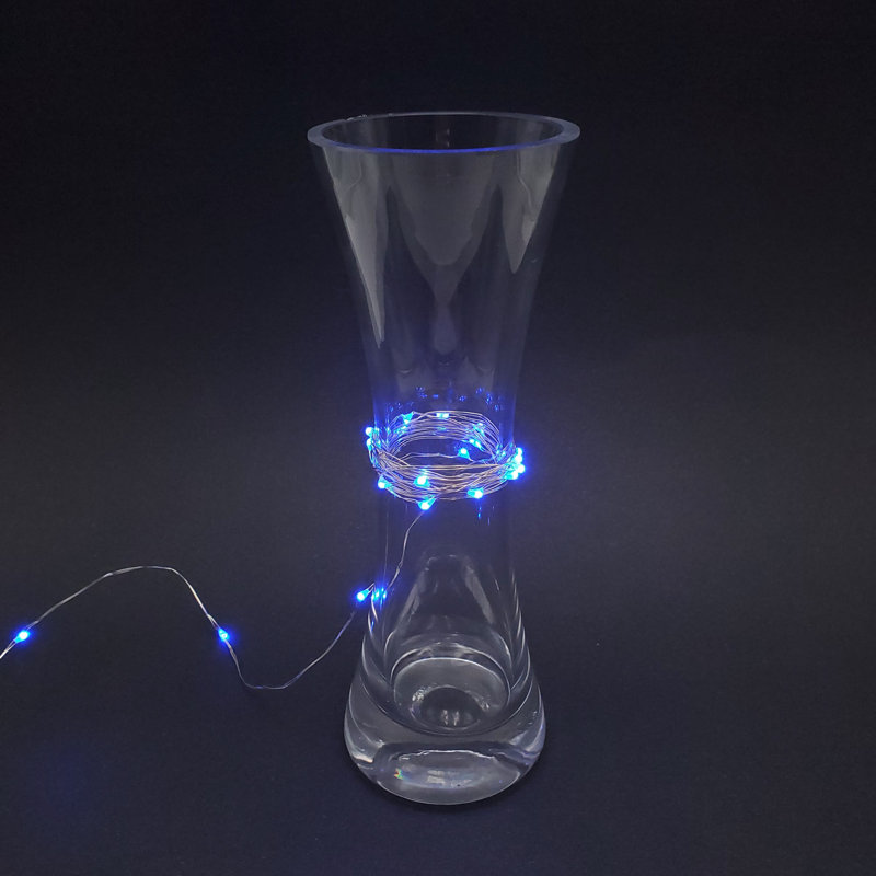 Battery Operated LED Fairy String Lights - 2 Count, Blue