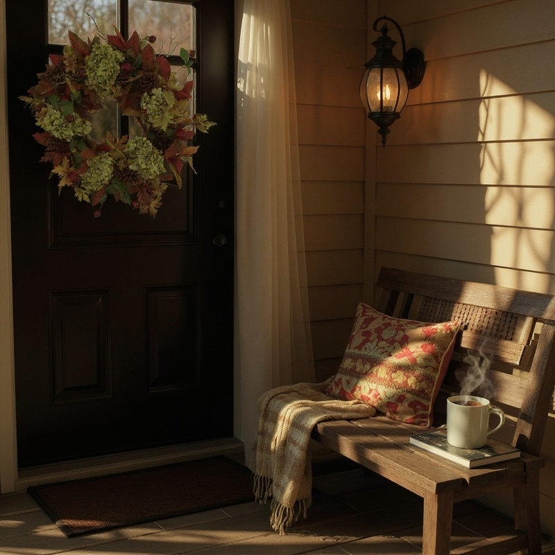 Letitia 23" W Fall Wreath