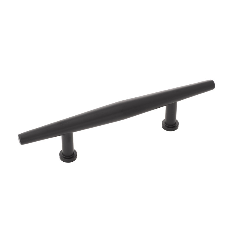 Poignée barre Wexler, Onyx plat,  3"