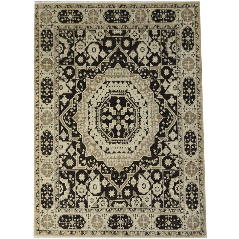 Tapis en laine noué à la main