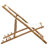 Patio Deck Chair Sling Chair for Balcony Deck Porch Bamboo and Canvas