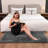 3X5 Rug, Bedside Preppy Dorm Area Rug, College Essentials Non Slip Grey Small Carpets For Bedroom, Anti Slip Fluffy Gray Living Room Rugs Home Decor Aesthetic, Nursery