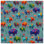 Rainbow Buffalo Pattern Comforter