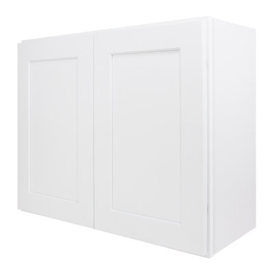 Armoire murale 2 portes l 30 po x H 24 po x P 12 po blanc Prêt à assembler (RTA)