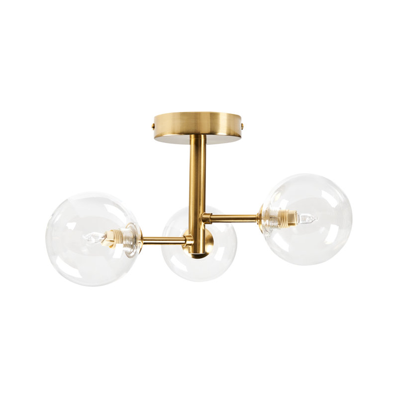 MARICAO 3 - Light Brass Geometric Pendant