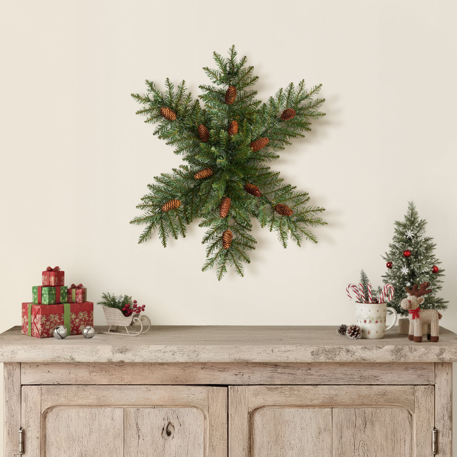 30'' Lighted Wreath