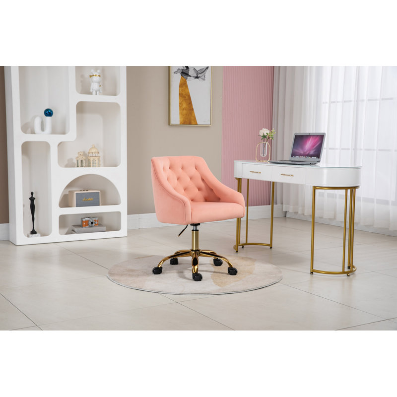 Chaise de travail Kirsey, Rose