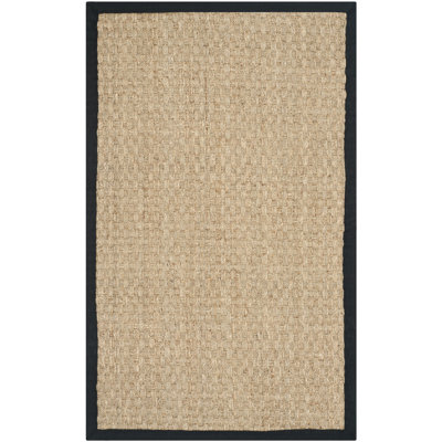 Tapis naturel / noir Auckland