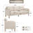 Lagoa 84'' Square Arm Upholstered Standard Sofa-1742667625