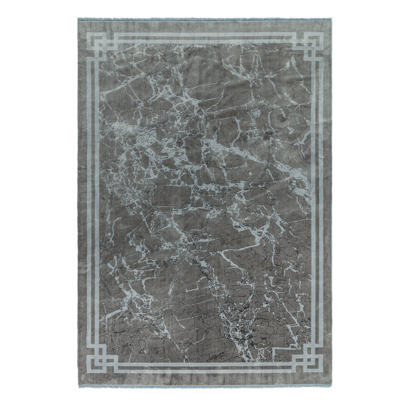 Alessandra Washable Persian Silver Rug, Rectangle 200 x 290cm