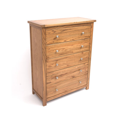 Riemer 90 cm W Chest of 5 Drawers